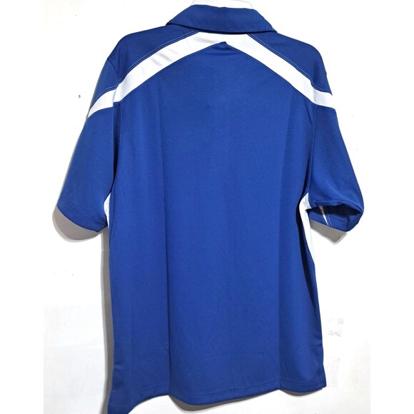 TRI-MOUNTAIN PERFORMANCE Short Sleeve Blue Polo Shirt Moisture wicking Size S - Picture 5 of 9